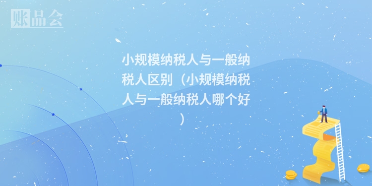 小规模纳税人与一般纳税人区别（小规模纳税人与一般纳税人哪个好）