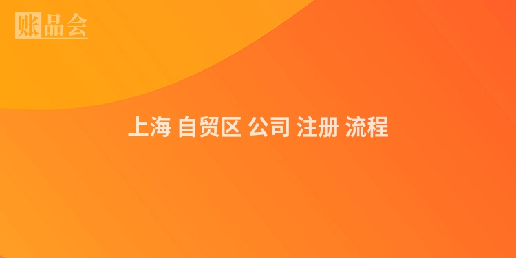 上海 自贸区 公司 注册 流程