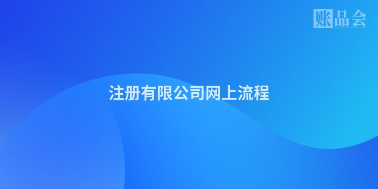 注册有限公司网上流程