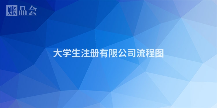 大学生注册有限公司流程图