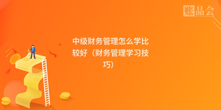 中级财务管理怎么学比较好（财务管理学习技巧）