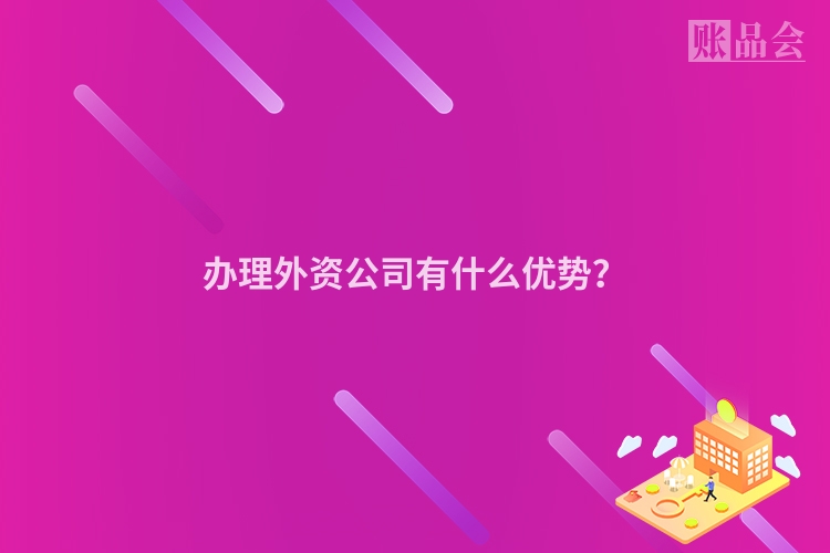 办理外资公司有什么优势？