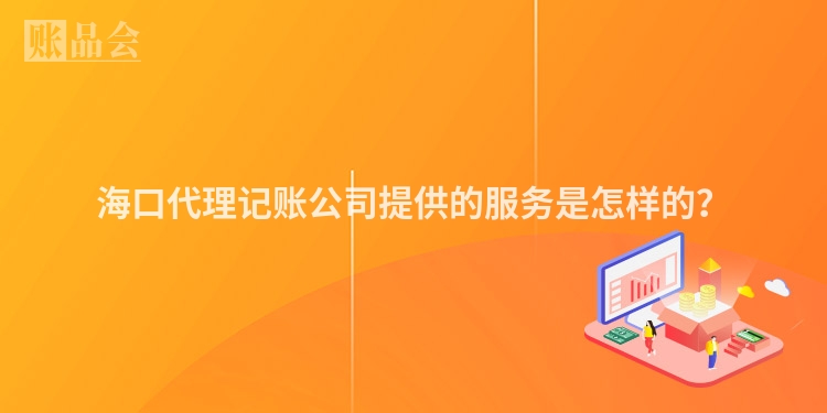 海口代理记账公司提供的服务是怎样的？